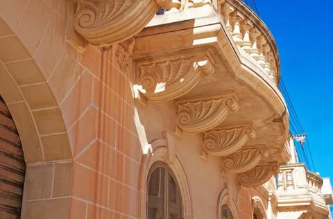 Decor of building Rabat Stock Photos