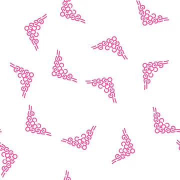 Decor corner vector seamless pattern flat Stock Illustration