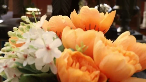 DECOR AT DINNER Stock Footage 272219364