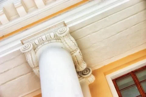 The decor element of the Palace at Archangelskoe Manor, 2009 Stock Photos