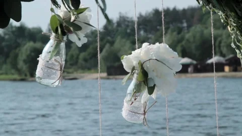 Decor flowers Stock Footage 153709979