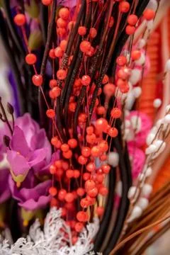 Decor for the opening of the store. Stock Photos