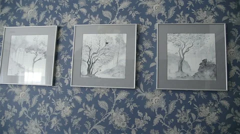 Decor in the room Stock Footage 47555691