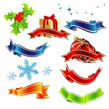 Decor set Illustrazione stock