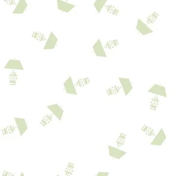Decor table lamp glyph vector seamless pattern Illustrazione stock