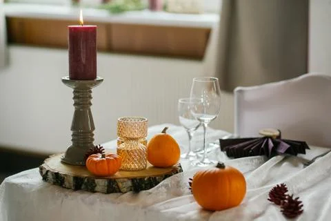 Decor wedding flowers table Stock Photos
