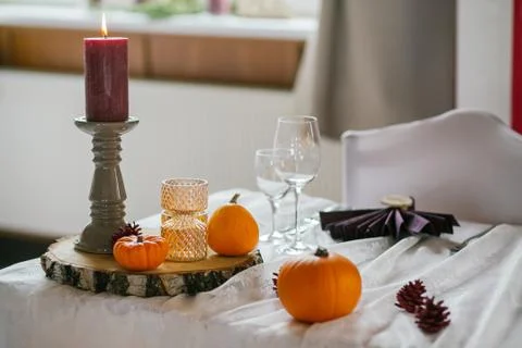 Decor wedding flowers table Stock Photos