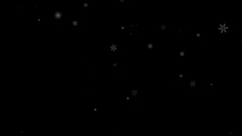Decorate, create snowflakes falling on a black background Vidéo 119798487