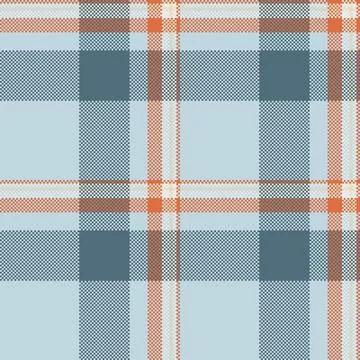 Decorate plaid seamless pattern, luxurious vector texture tartan. 50s fabri.. Stock Illustration