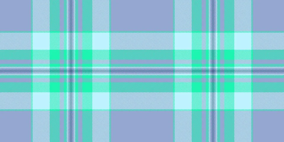 Decorate seamless vector pattern, drapery plaid fabric check. Straight text.. Stock Illustration