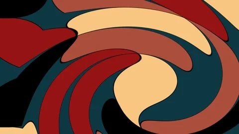Decorated background animation with twirl and ripple variations. 動画素材 265160310