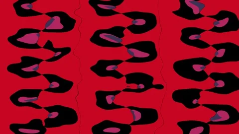 Decorated background animation with twists and rotations. Vidéo 265083028