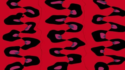 Decorated background animation with twists and rotations. Vidéo 265083031