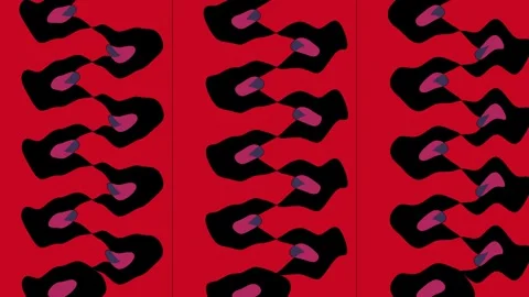 Decorated background animation with twists and rotations. Видео 265083032