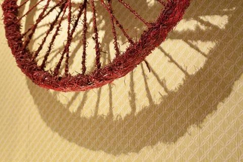 Decorated Bicycle Stockfoto's