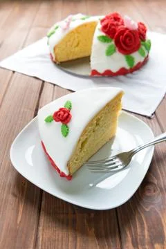 Decorated cake Stock Photos