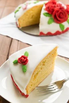 Decorated cake Stock Photos