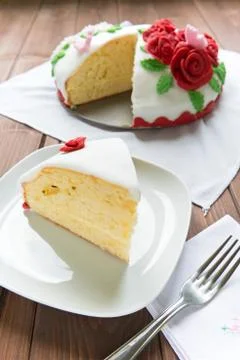 Decorated cake Stock Photos