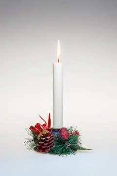Decorated candlestick 库存照片