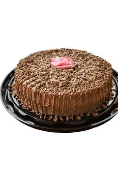 Decorated Chocolate Cake Stock Photos