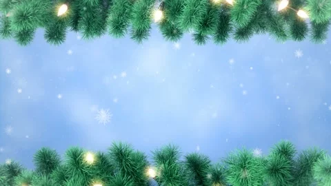 Decorated Christmas tree branches Stock Footage 221014073