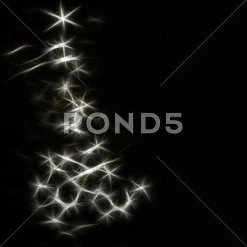 The decorated christmas tree Stock Illustrationen