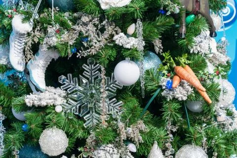 Decorated Christmas Tree Stock Photos