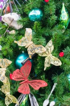 Decorated Christmas Tree Stock Photos