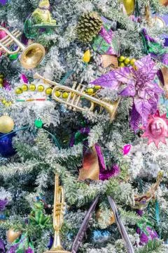 Decorated Christmas Tree Stock Photos