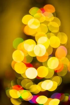Decorated Christmas tree Stock Photos