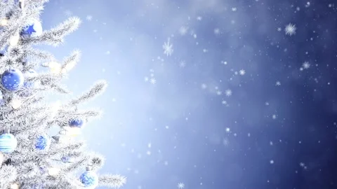 Decorated Christmas tree with sparkling light garland Stock Footage 165965813