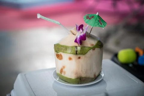 Decorated Coconut Stock Photos