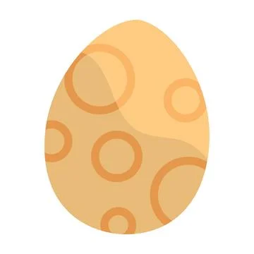 Decorated colored easter egg Vector Stock Illustration