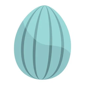 Decorated colored easter egg Vector Stock Illustration