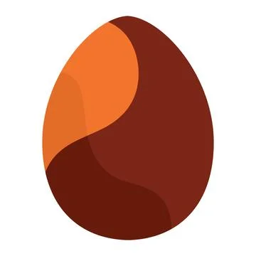 Decorated colored easter egg Vector Stock Illustration