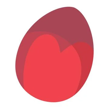 Decorated colored easter egg Vector Stock Illustration