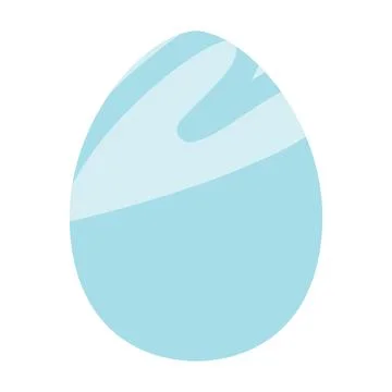 Decorated colored easter egg Vector Stock Illustration