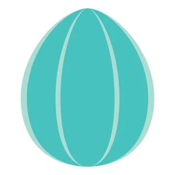 Decorated colored easter egg Vector Stock Illustration