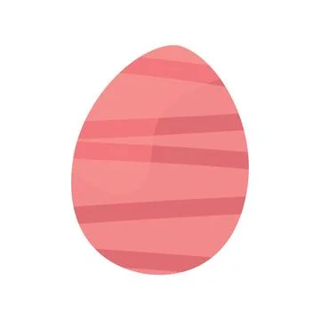 Decorated colored easter egg Vector Illustrazione stock