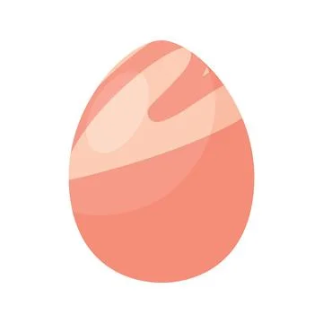 Decorated colored easter egg Vector Stock Illustration