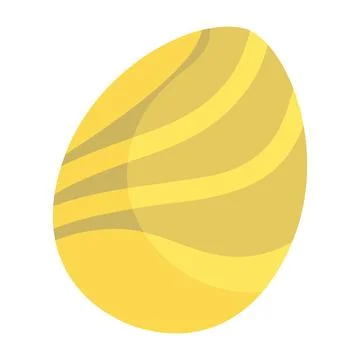 Decorated colored easter egg Vector Stock Illustration