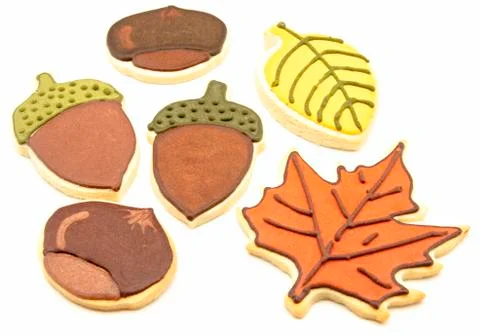 Decorated cookies Stock Photos