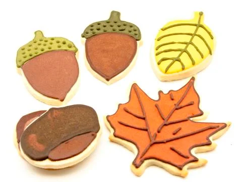 Decorated cookies Stock Photos