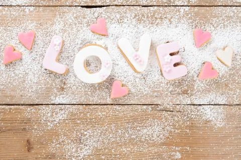 Decorated cookies. Stock Photos