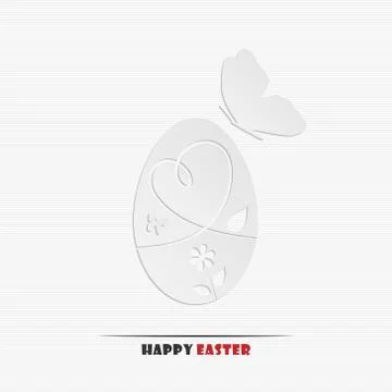 Decorated easter egg Stock Illustration