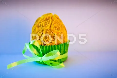 Decorated easter egg Stock Photos