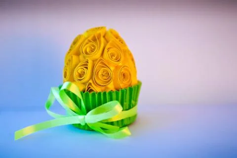 Decorated easter egg Stock Photos