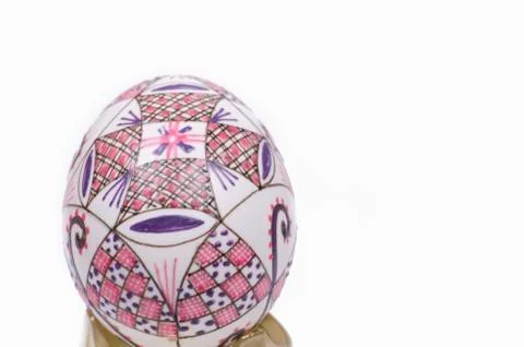 Decorated easter egg Stock Photos