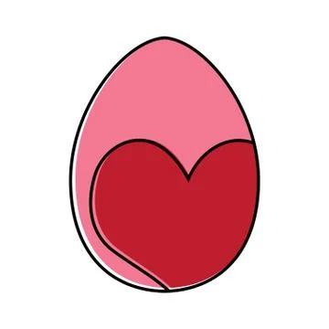 Decorated easter eggs icons Illustrazione stock