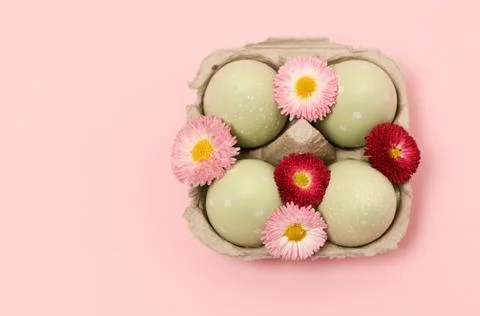 Decorated easter eggs Foto stock